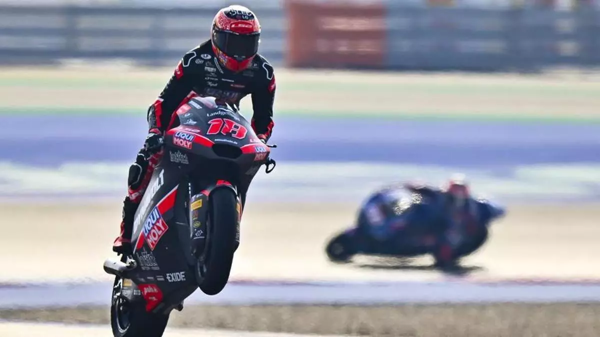 Exhibici車n de Manuel Gonz芍lez, que suma la quinta pole en Moto2