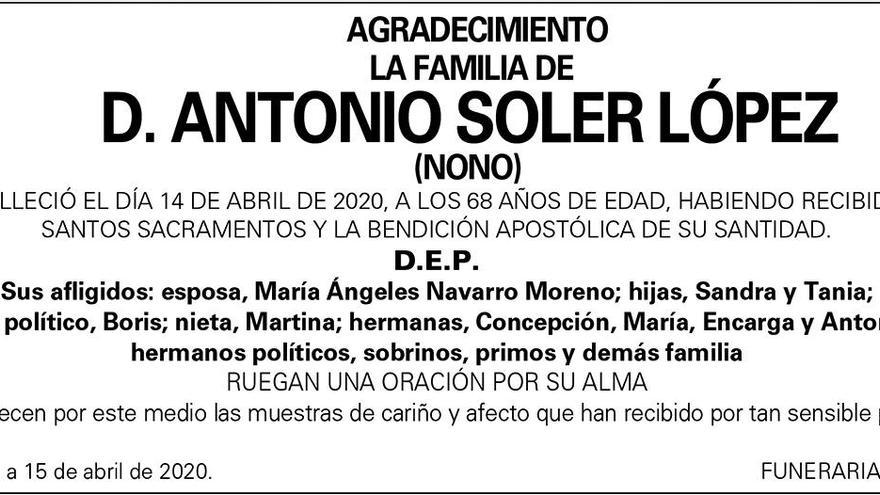 D. Antonio Soler López