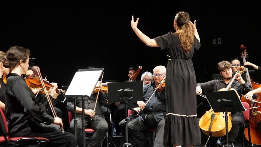 Concierto de clausura de los alumnos de la Academia de Dirección Anam Camerata en Puebla de la Calzada