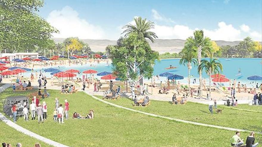 El proyecto de la playa sigue en ‘stand by’ un año después de su presentación