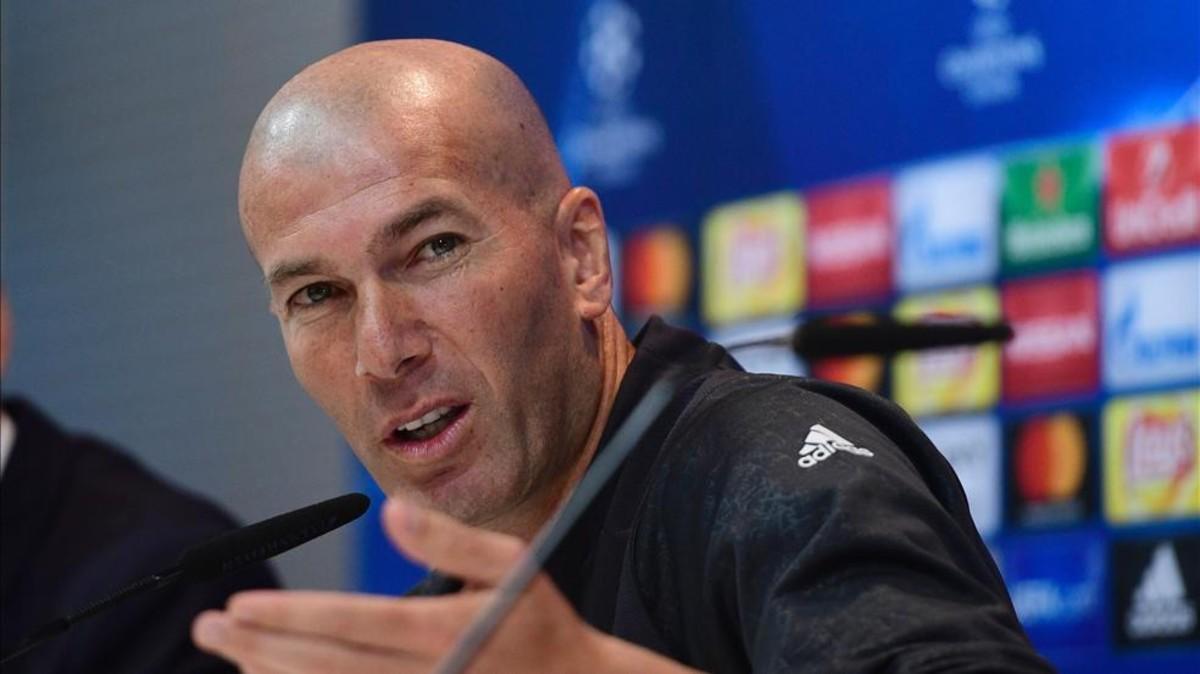 Zidane se mostró sereno y tranquilo como en él es habitual