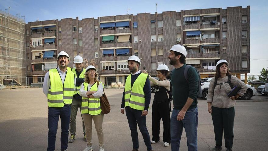 Así avanzan las obras que beneficiarán a casi 500 viviendas de Sagunt