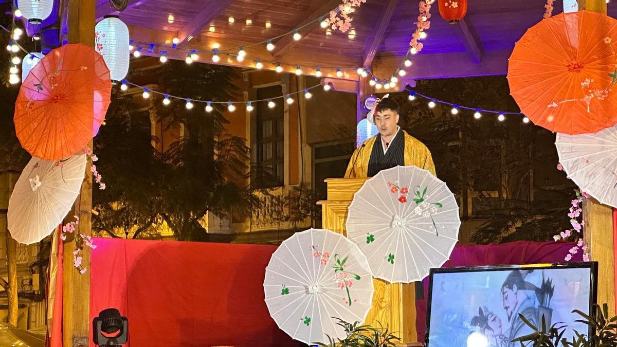 Shakile Ramírez acercó la magia del mundo japonés a su ciudad con su emocionante pregón.