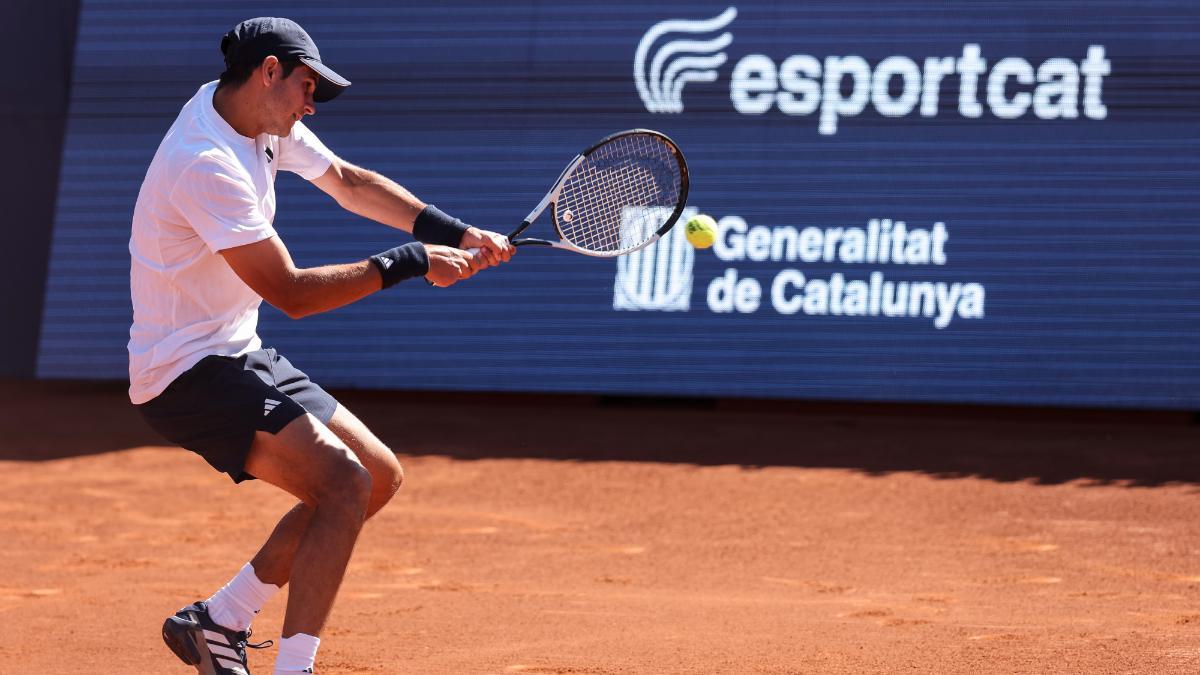 Rafael Jodar durante el partido ante Ugo Carabelli