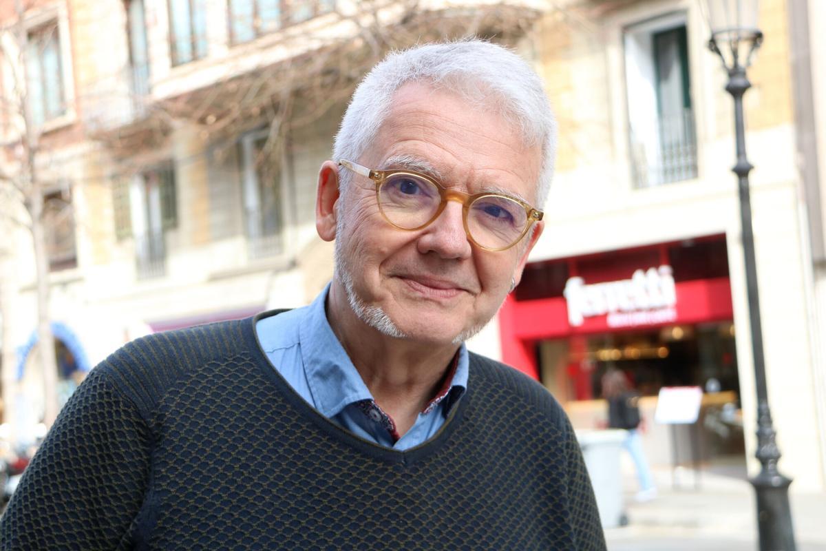 Màrius Serra presentando 'El mal entès' en Barcelona