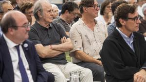 El cantautor Joan Manuel Serrat en un acto sobre cultura organizado por el PSC el año pasado