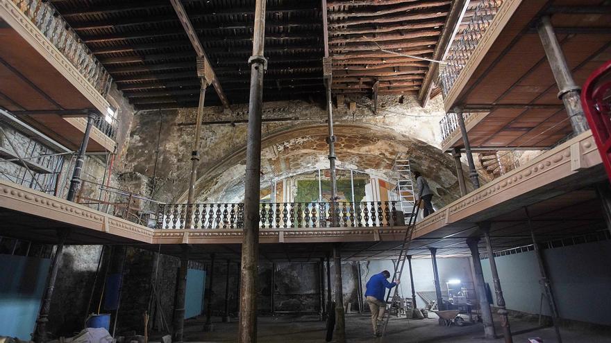 Comencen les obres de la façana de l’antic Odeon del Barri Vell de Girona