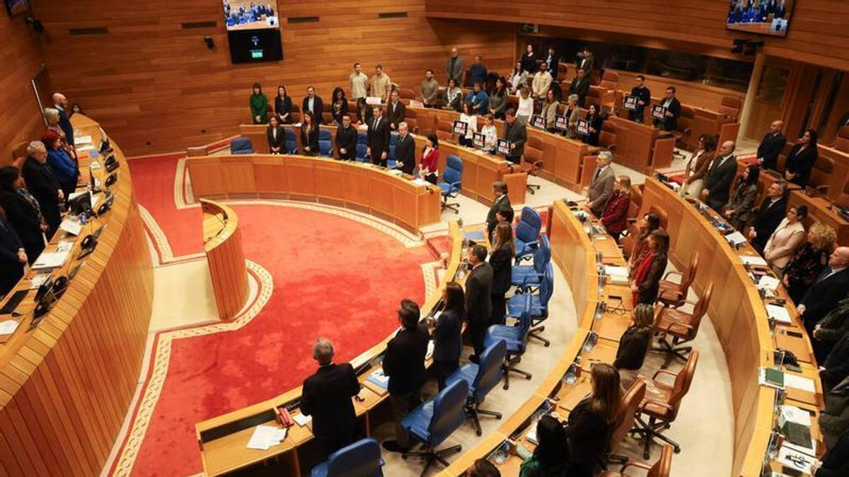 Pleno en el Parlamento Gallego