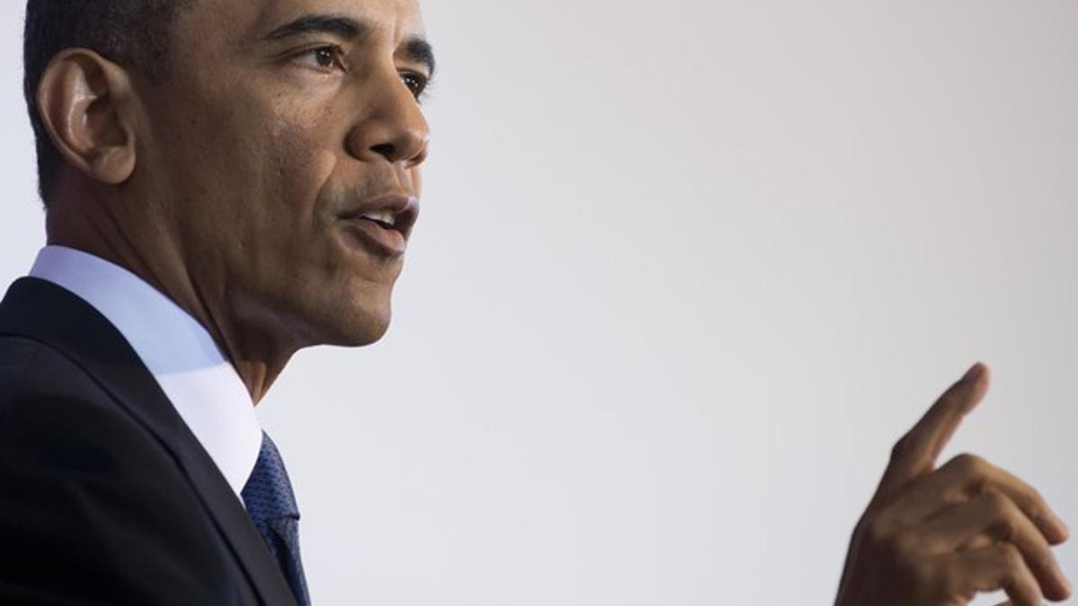 El presidente de EEUU, Barack Obama, este jueves, en Washington.