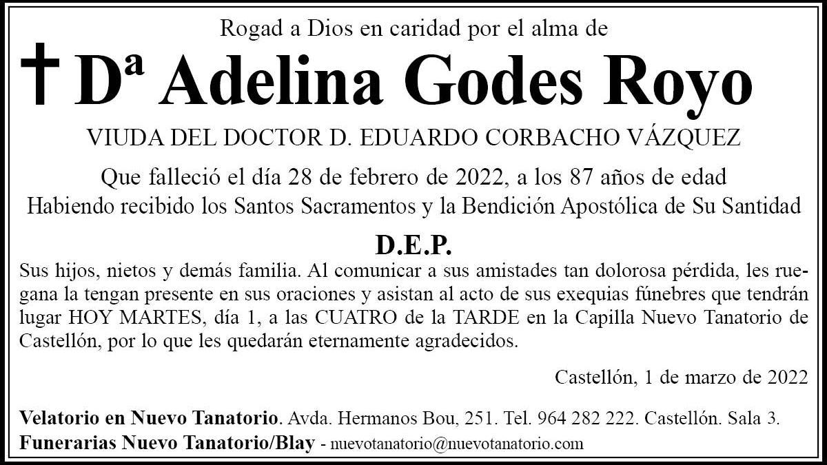 Dª Adelina Godes Royo