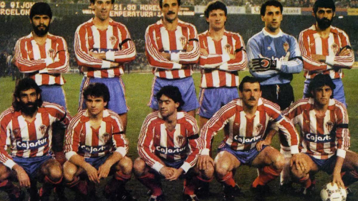 Marcelino ganó en el Camp Nou con el Sporting en 1987