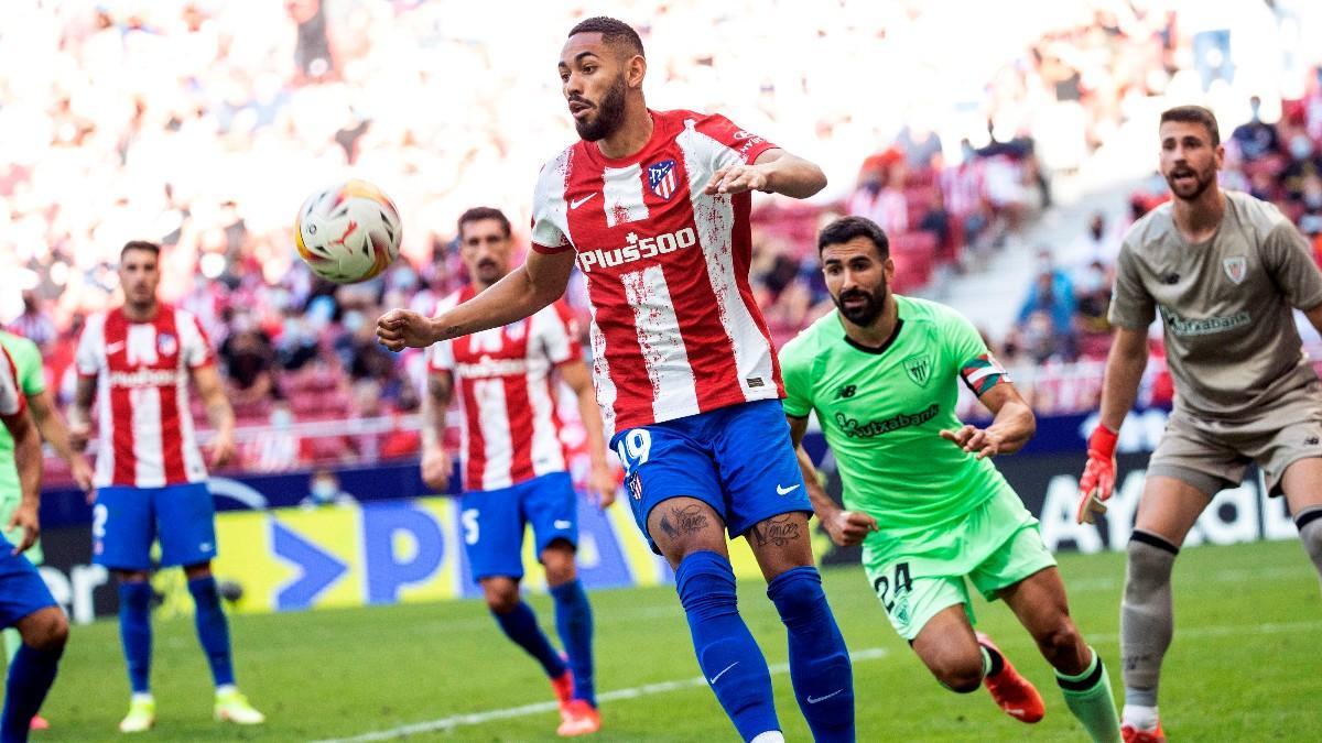 Cunha, en un partido del Atlético