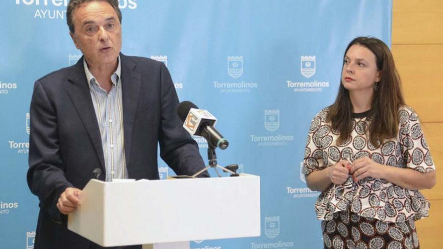 José Ortiz y Maribel Tocón, este martes en rueda de prensa.