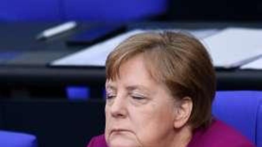 Angela Merkel, ayer.