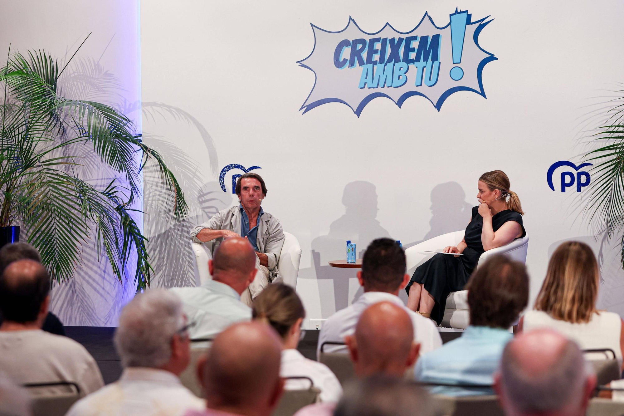 Aquí están las imágenes de José María Aznar en la Conferencia Política del PP de Ibiza