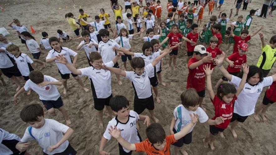 MiniOlimpiada en la playa. Foto: FDM.