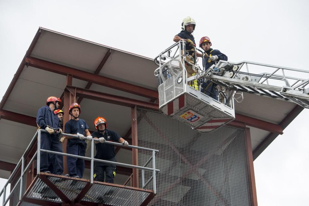 Nuevos bomberos de Oviedo