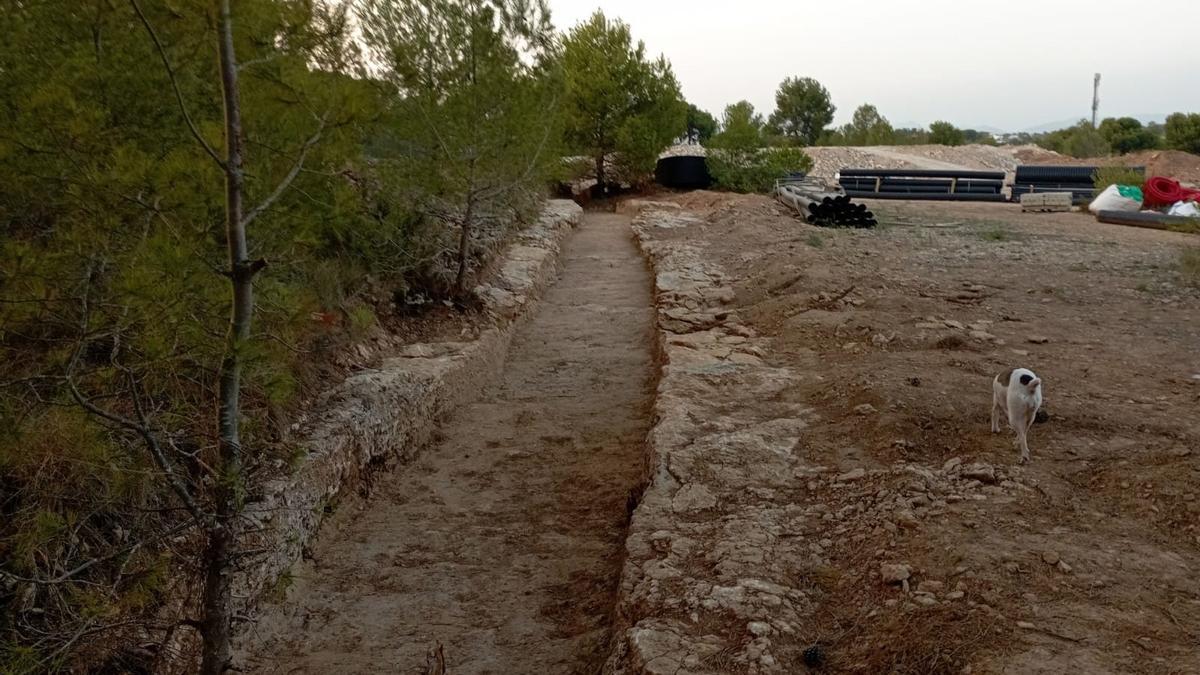 Zona del PAI de la Torreta con restos arqueológicos