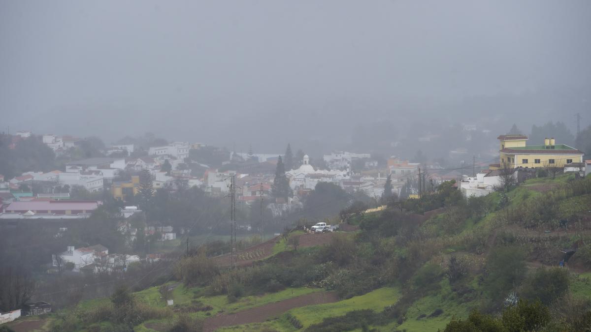 Lluvias en Valleseco, Gran Canaria