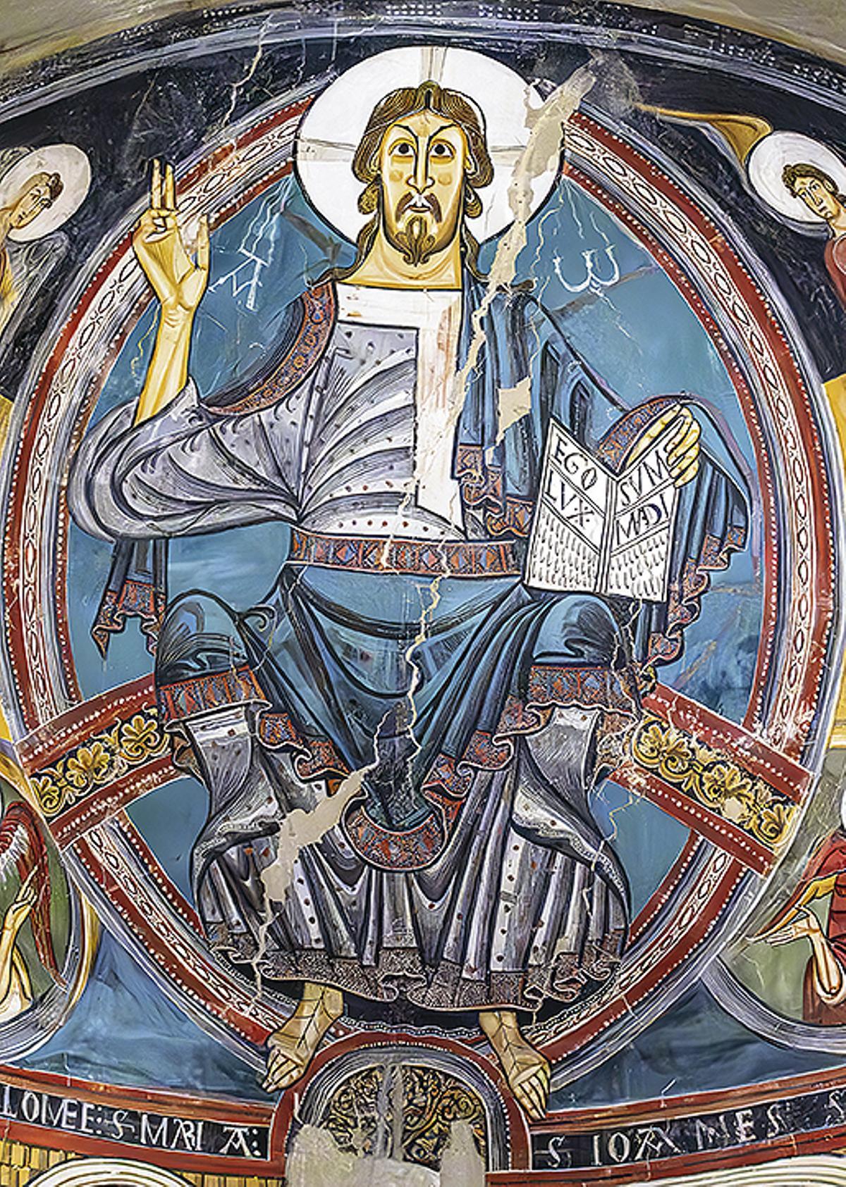 Pantocrátor, Maestro de Tahull (ca. 1122). Museo de Arte de Cataluña.