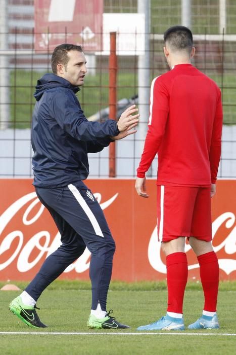 Entrenamiento del Sporting