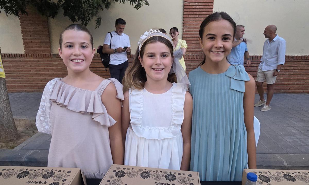 Candidatas a Fallera Mayor Infantil de València 2027 en el Sopar de la Punxà