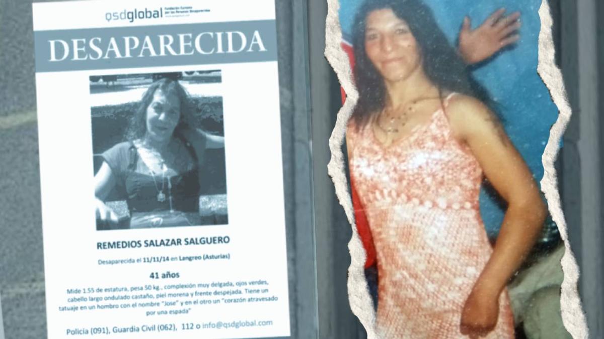 Remedios Salazar, desaparecida el 11 de noviembre de 2021 en Asturias.