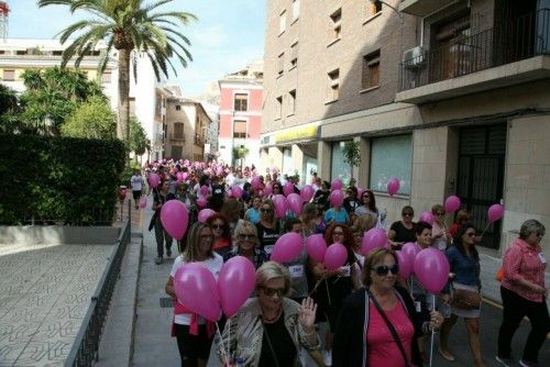 Marcha Popular contra el Cáncer de Mama en Lorca