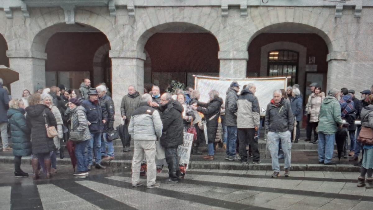 Imagen de la protesta recogida en el documental.