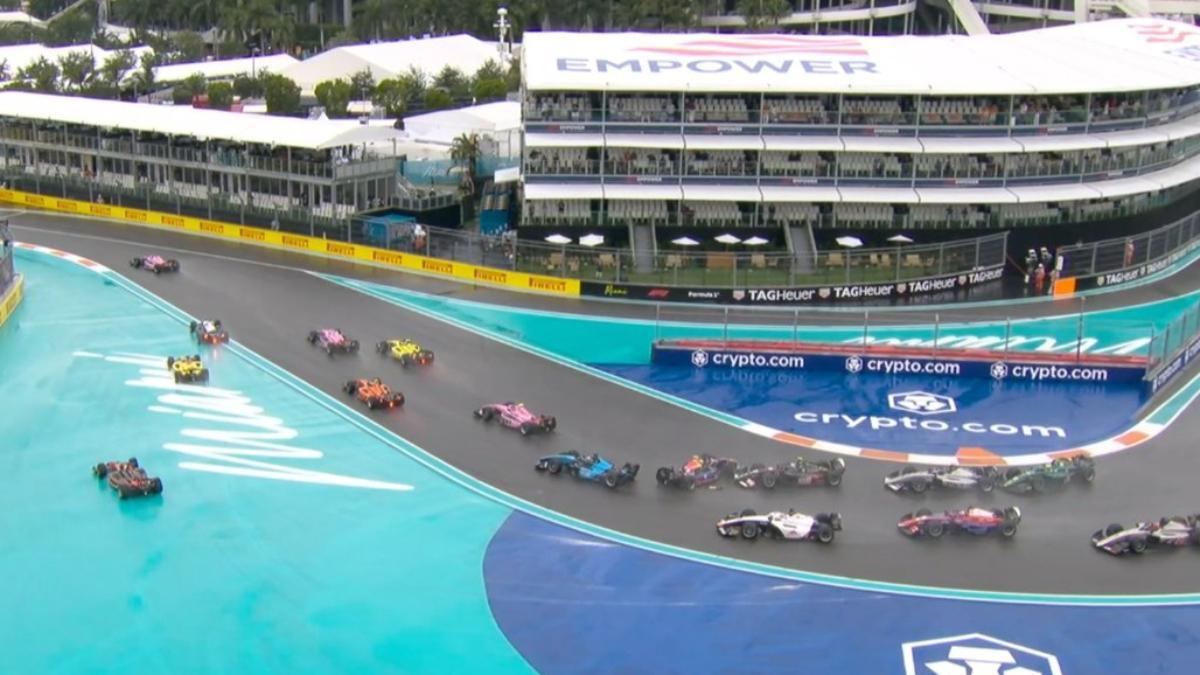 Gabriele Minì gana una caótica carrera de F2 en Miami bajo la lluvia; Mari Boya remonta hasta el séptimo puesto — image 3