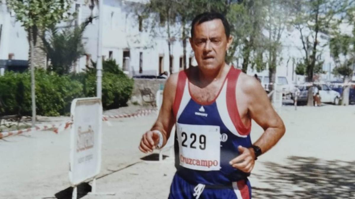 Fernando García Sánchez, durante una carrera.