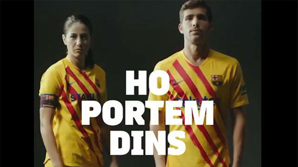 Así reaccionaron Sergi Roberto y Vicky Losada a la nueva equipación del Barça