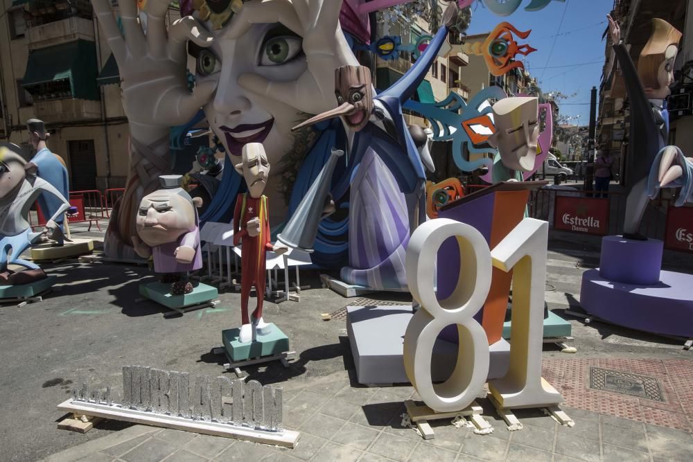 Hogueras de Alicante 2018: Los monumentos más ácidos