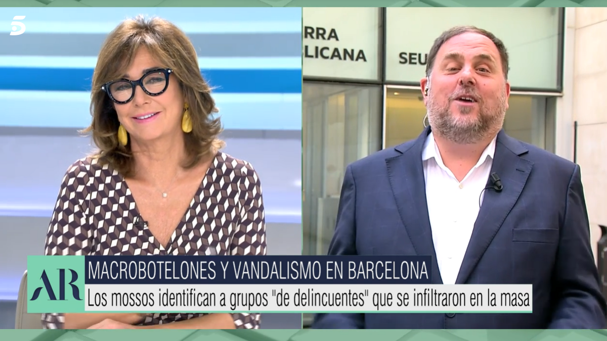 Ana Rosa afirma que Oriol Junqueras es «resisteix» a visitar el seu plató: «Vostè ja està convidat»