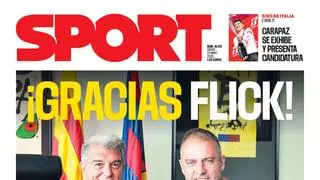 La portada de SPORT de hoy jueves, 22 de mayo de 2025
