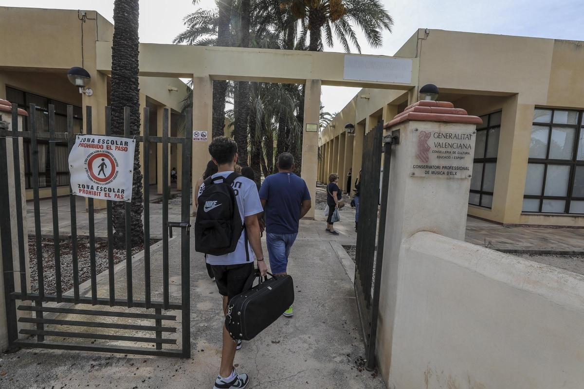 El conservatorio de Elche, al inicio de curso