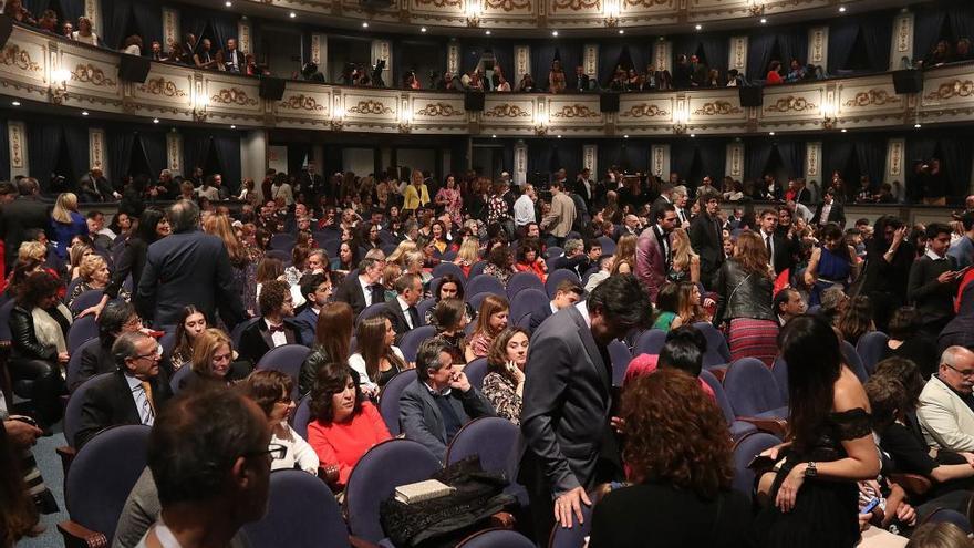 Imagen de una representación celebrada en el Teatro Cervantes.