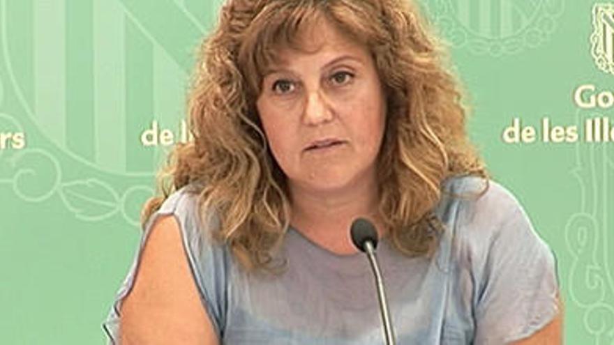 Joana Maria Camps, durante la rueda de prensa