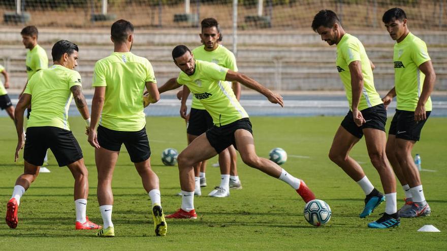 El Málaga CF ha trabajado durante  toda la semana con la mente  puesta en el partido de Gerona.