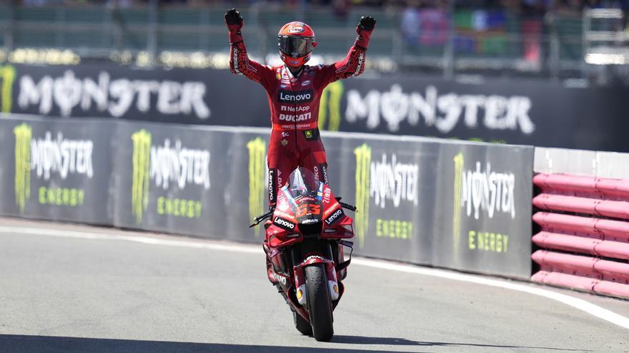 Pecco Bagnaia, ganador de Moto GP 2022 en el circuito de Silverstone