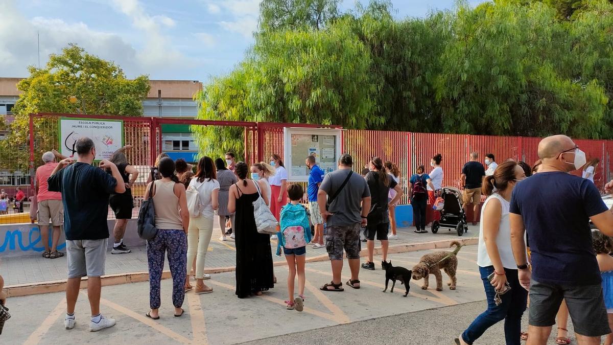 Primer día de clase en Catarroja