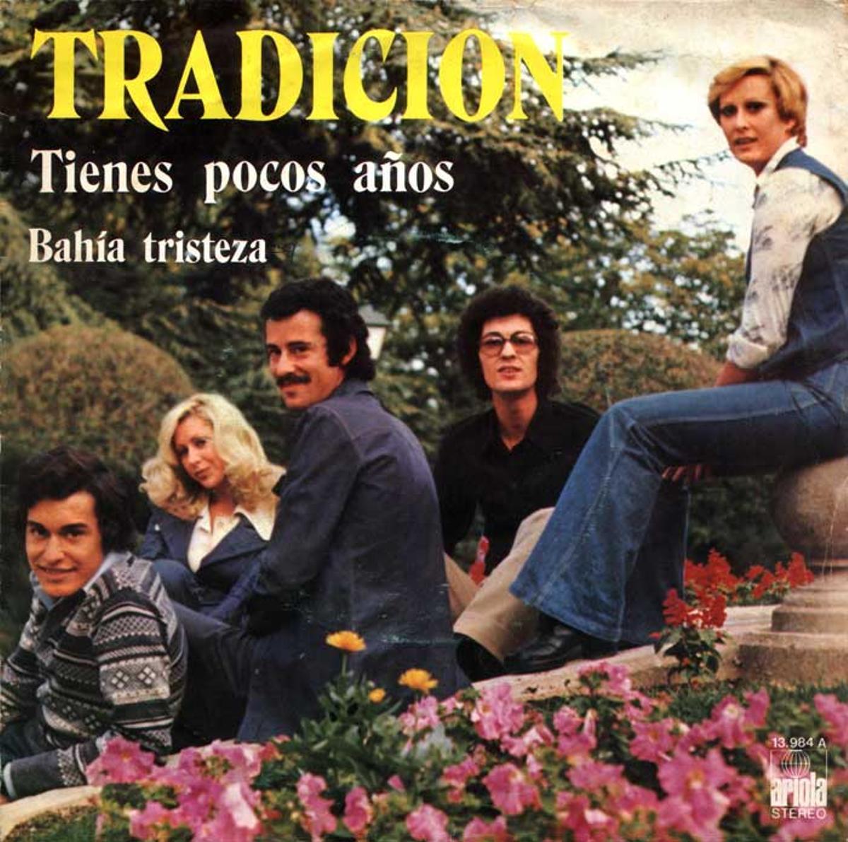 Uno de los elepés que Chusa grabó junto a sus hermanos durante su etapa en el grupo Tradición.