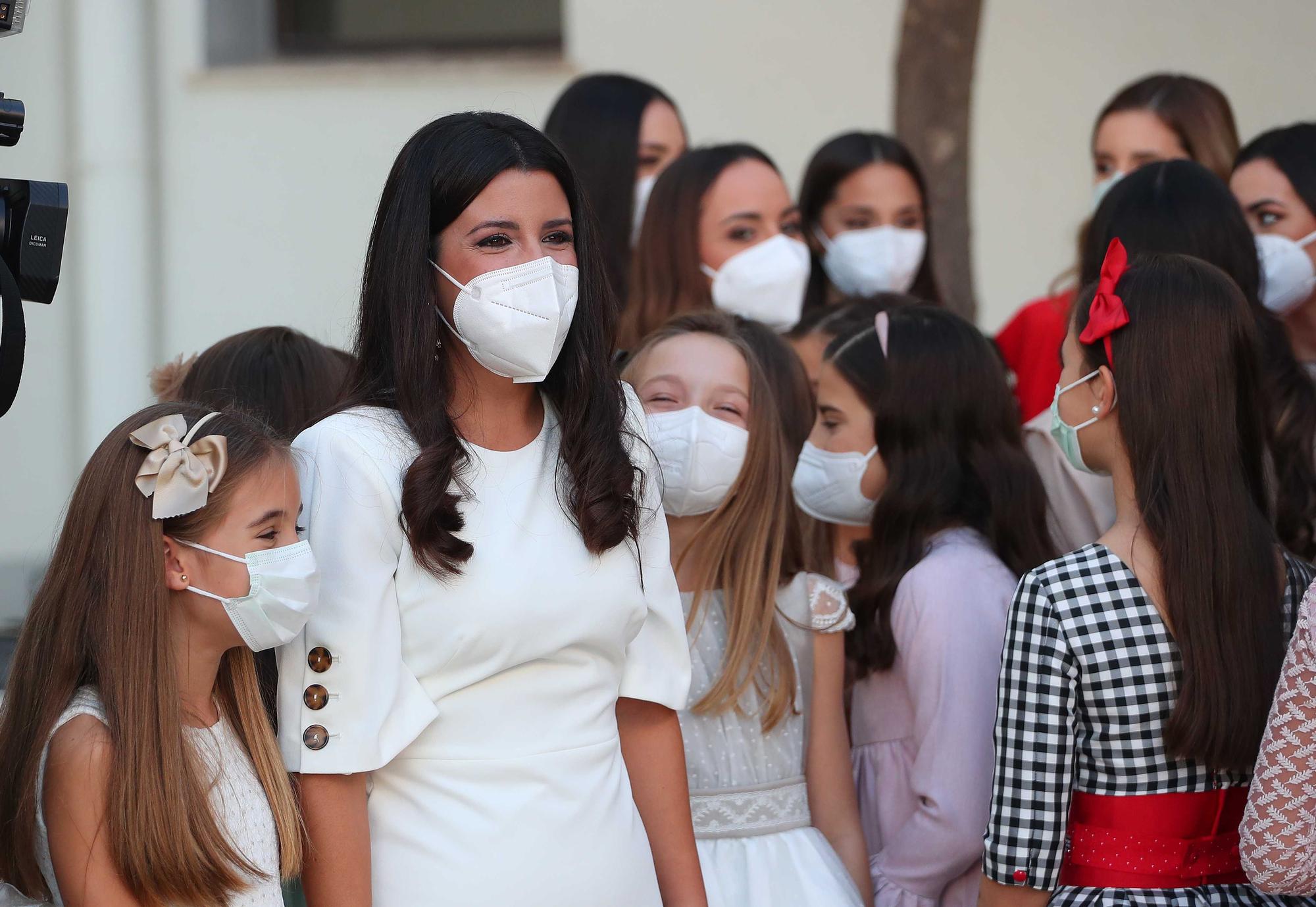 Primera aparición de las candidatas a falleras mayores de València 2022