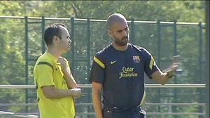 Iniesta torna als entrenaments