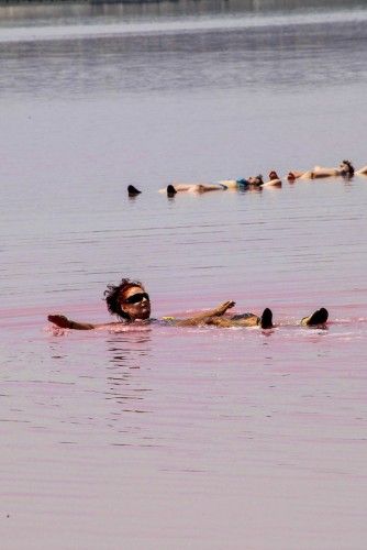 Terapia en la laguna rosa