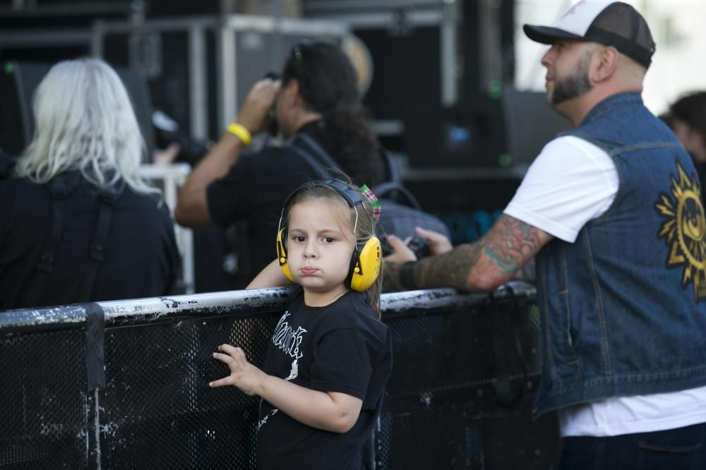 Asistentes al festival heavy de La Corredoria