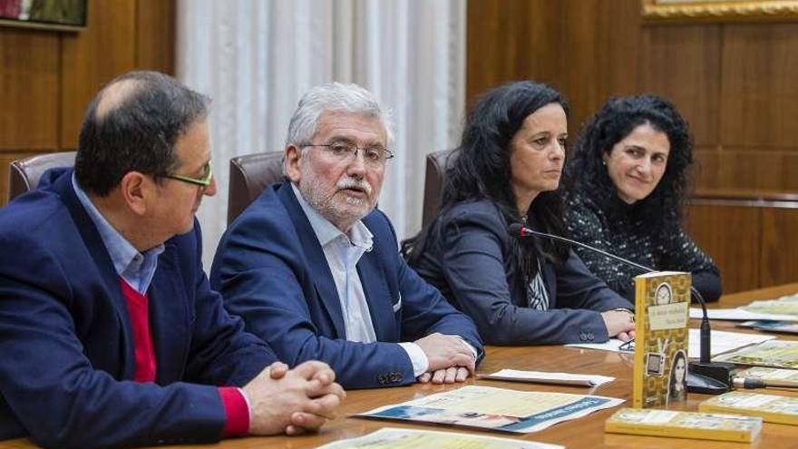 Villar, Rosendo Fernández, Belén Iglesias y Sara Dacal. // Iñaki Osorio