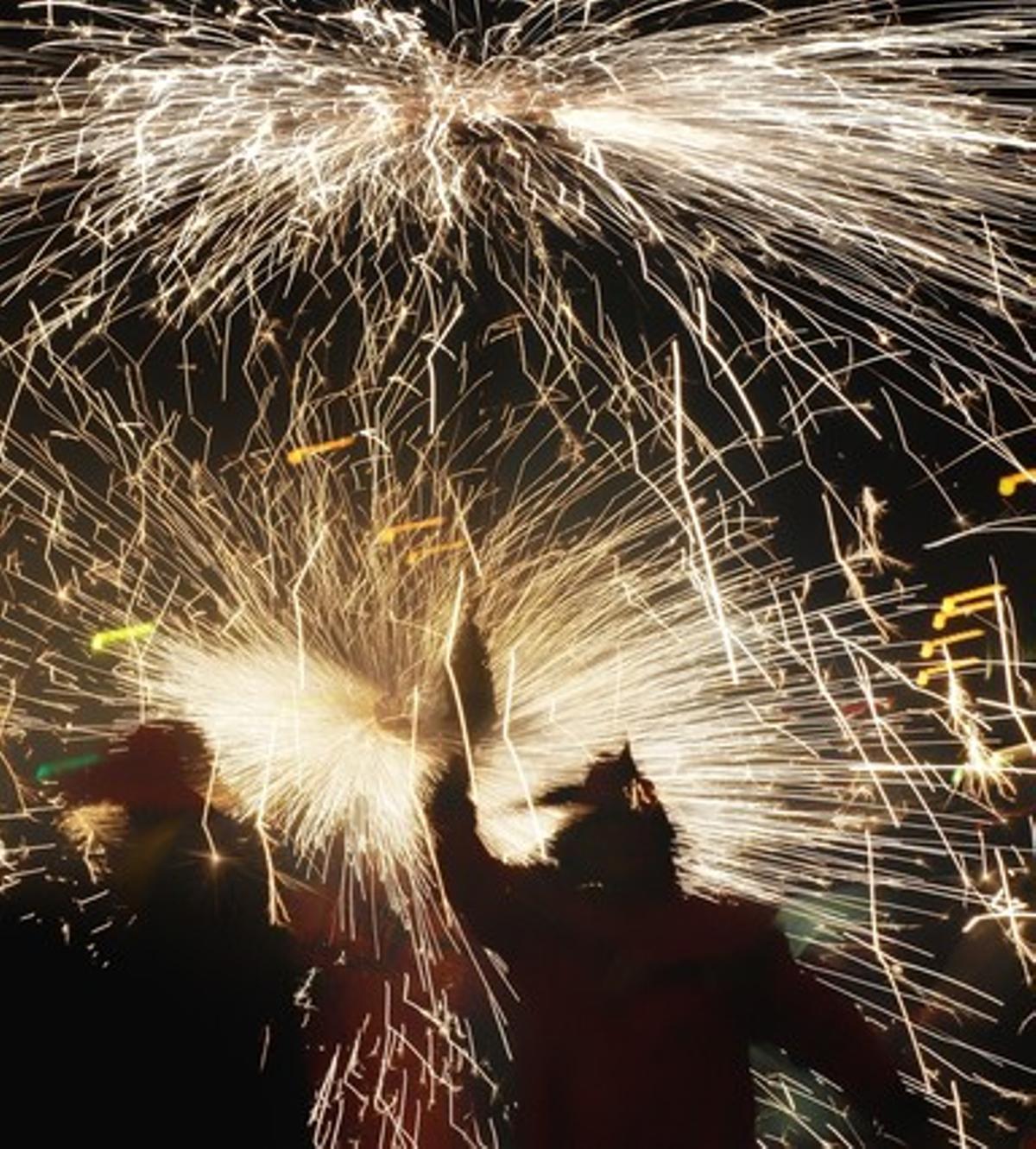 El foc, un dels elements protagonistes de la Mercè.