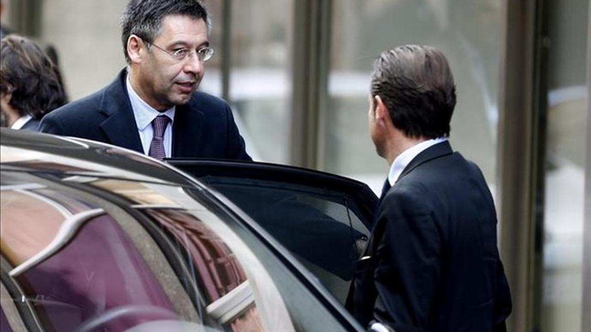 Bartomeu, a la puertas de la Audiencia Nacional