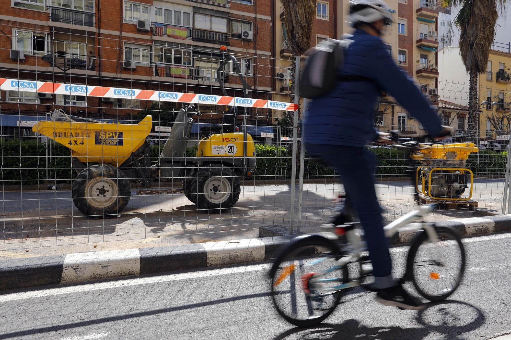 Así avanzan las obras de Peris y Valero